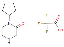 1-cyclopentyl-2-piperazinone trifluoroacetate