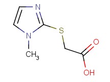 [(1-methyl-1H-imidazol-2-yl)thio]acetic acid
