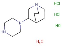 3-(1-piperazinyl)quinuclidine trihydrochloride hydrate