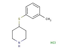 4-[(3-methylphenyl)thio]piperidine hydrochloride