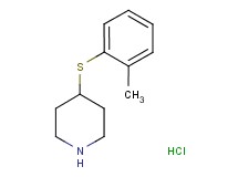 4-[(2-methylphenyl)thio]piperidine hydrochloride