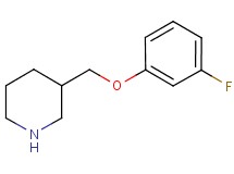 3-[(3-fluorophenoxy)methyl]piperidine
