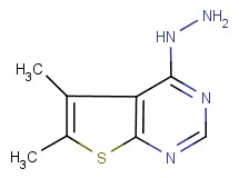 4-hydrazino-5,6-dimethylthieno[2,3-d]pyrimidine