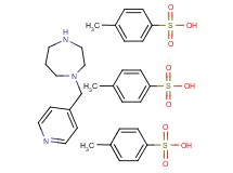 1-(4-pyridinylmethyl)-1,4-diazepane tris(4-methylbenzenesulfonate)