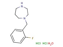 1-(2-fluorobenzyl)-1,4-diazepane dihydrochloride hydrate