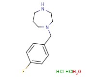 1-(4-fluorobenzyl)-1,4-diazepane dihydrochloride hydrate