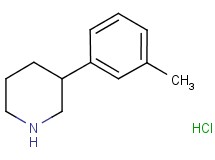 3-(3-methylphenyl)piperidine hydrochloride
