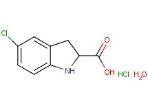 5-chloro-2-indolinecarboxylic acid hydrochloride hydrate 5-chloro-2-indolinecarboxylic acid hydrochloride hydrate