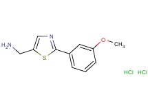 {[2-(3-methoxyphenyl)-1,3-thiazol-5-yl]methyl}amine dihydrochloride