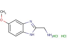 [(5-methoxy-1H-benzimidazol-2-yl)methyl]amine dihydrochloride