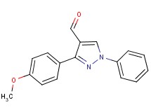 3-(4-methoxyphenyl)-1-phenyl-1H-pyrazole-4-carbaldehyde