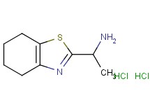[1-(4,5,6,7-tetrahydro-1,3-benzothiazol-2-yl)ethyl]amine dihydrochloride