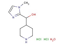 (1-methyl-1H-imidazol-2-yl)(4-piperidinyl)methanol dihydrochloride hydrate