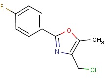 4-(chloromethyl)-2-(4-fluorophenyl)-5-methyl-1,3-oxazole