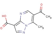 6-acetyl-7-methylpyrazolo[1,5-a]pyrimidine-3-carboxylic acid