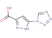 5-(1H-tetrazol-1-yl)-1H-pyrazole-3-carboxylic acid