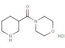 4-(3-piperidinylcarbonyl)morpholine hydrochloride