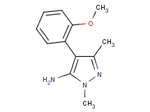 4-(2-methoxyphenyl)-1,3-dimethyl-1H-pyrazol-5-amine