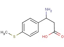 3-amino-3-[4-(methylthio)phenyl]propanoic acid
