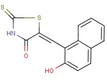 5-[(2-hydroxy-1-naphthyl)methylene]-2-thioxo-1,3-thiazolidin-4-one