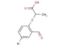 2-(4-bromo-2-formylphenoxy)propanoic acid