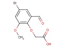(4-bromo-2-formyl-6-methoxyphenoxy)acetic acid