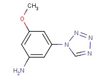 3-methoxy-5-(1H-tetrazol-1-yl)aniline