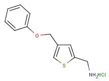 {[4-(phenoxymethyl)-2-thienyl]methyl}amine hydrochloride