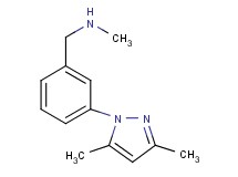 1-[3-(3,5-dimethyl-1H-pyrazol-1-yl)phenyl]-N-methylmethanamine