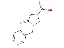 5-oxo-1-(pyridin-3-ylmethyl)pyrrolidine-3-carboxylic acid