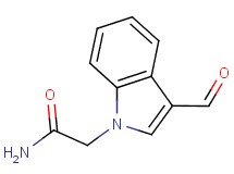 2-(3-formyl-1H-indol-1-yl)acetamide