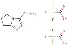 (6,7-dihydro-5H-pyrrolo[2,1-c][1,2,4]triazol-3-ylmethyl)amine bis(trifluoroacetate)