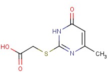 [(4-methyl-6-oxo-1,6-dihydropyrimidin-2-yl)thio]acetic acid