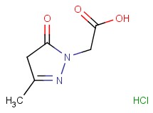 (3-methyl-5-oxo-4,5-dihydro-1H-pyrazol-1-yl)acetic acid hydrochloride