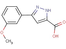 3-(3-methoxyphenyl)-1H-pyrazole-5-carboxylic acid