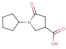 1-cyclopentyl-5-oxopyrrolidine-3-carboxylic acid