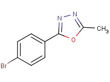 2-(4-bromophenyl)-5-methyl-1,3,4-oxadiazole