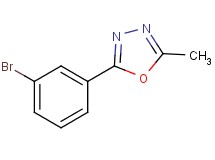 2-(3-bromophenyl)-5-methyl-1,3,4-oxadiazole