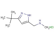 [(3-tert-butyl-1H-pyrazol-5-yl)methyl]methylamine hydrochloride