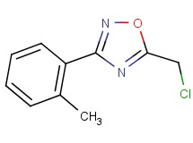 5-(chloromethyl)-3-(2-methylphenyl)-1,2,4-oxadiazole