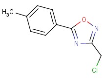 3-(chloromethyl)-5-(4-methylphenyl)-1,2,4-oxadiazole