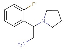 2-(2-fluorophenyl)-2-pyrrolidin-1-ylethanamine