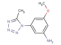 3-methoxy-5-(5-methyl-1H-tetrazol-1-yl)aniline