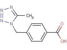 4-[(5-methyl-1H-tetrazol-1-yl)methyl]benzoic acid