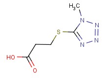 3-[(1-methyl-1H-tetrazol-5-yl)thio]propanoic acid