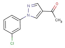 1-[1-(3-chlorophenyl)-1H-pyrazol-4-yl]ethanone