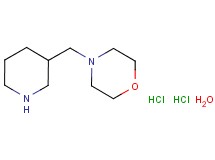 4-(3-piperidinylmethyl)morpholine dihydrochloride hydrate