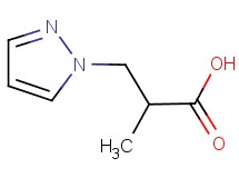2-methyl-3-(1H-pyrazol-1-yl)propanoic acid