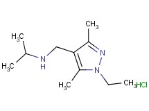 N-[(1-ethyl-3,5-dimethyl-1H-pyrazol-4-yl)methyl]-2-propanamine hydrochloride
