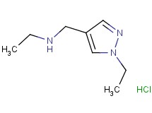 N-[(1-ethyl-1H-pyrazol-4-yl)methyl]ethanamine hydrochloride